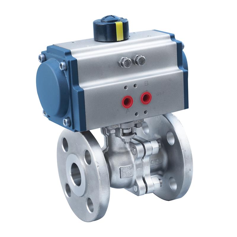 Pneumatic Flanged Ball Valve