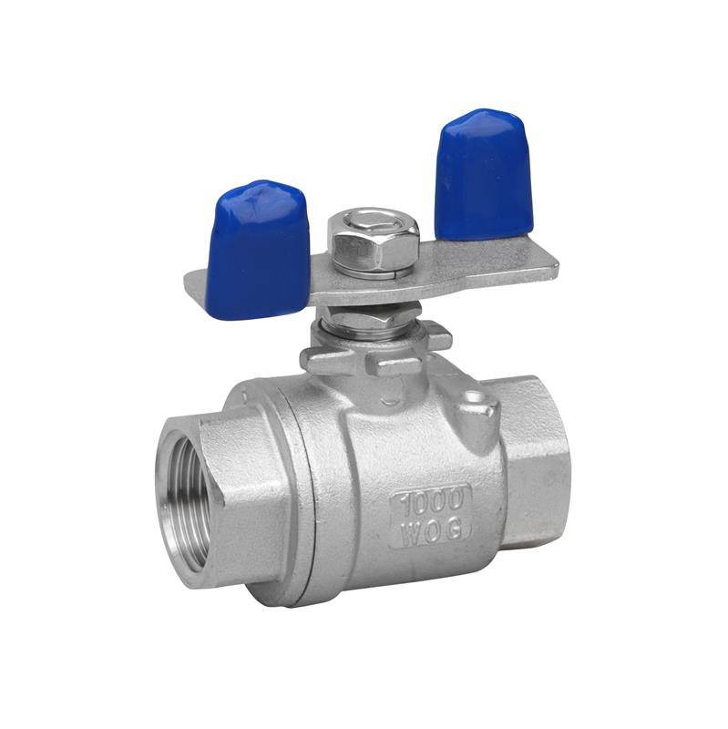 2PC Butterfly Threaded Ball Valve