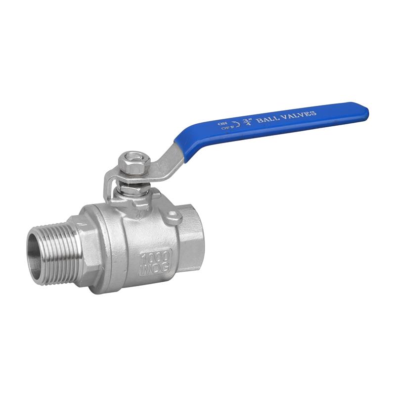 2PC Inner and Outer Thread Ball Valve