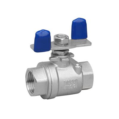 2PC Butterfly Threaded Ball Valve