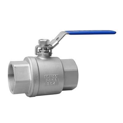 2PC German Standard Threaded Ball Valve