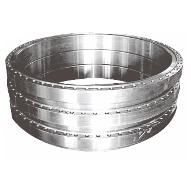 Pressure large diameter container flange