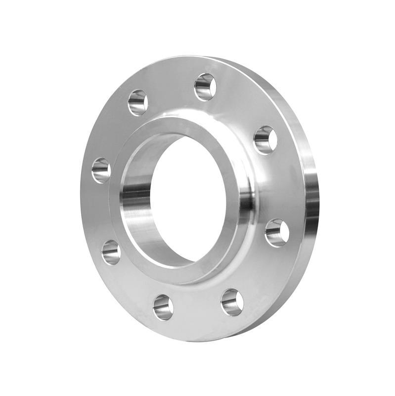 Flat welding flange with neck